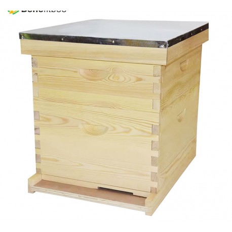 Ruche Langstroth 10C en kit montage à tenons mortaise