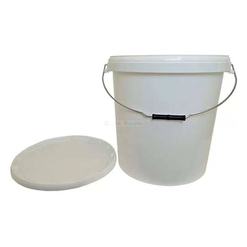 Seau à Miel Avec Robinet 20L - En PP Alimentaire, étanche, Couvercle Hermétique - Pour Extraction, Stockage, Usage Domestique