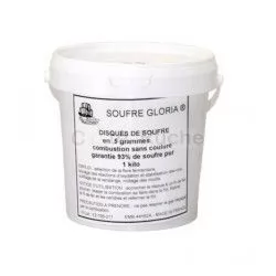 Soufre En Disques - Lot D'environ 15 Pièces - Gr. 140 - Pour Protection Des Rayons De Ruche Contre Les Mites